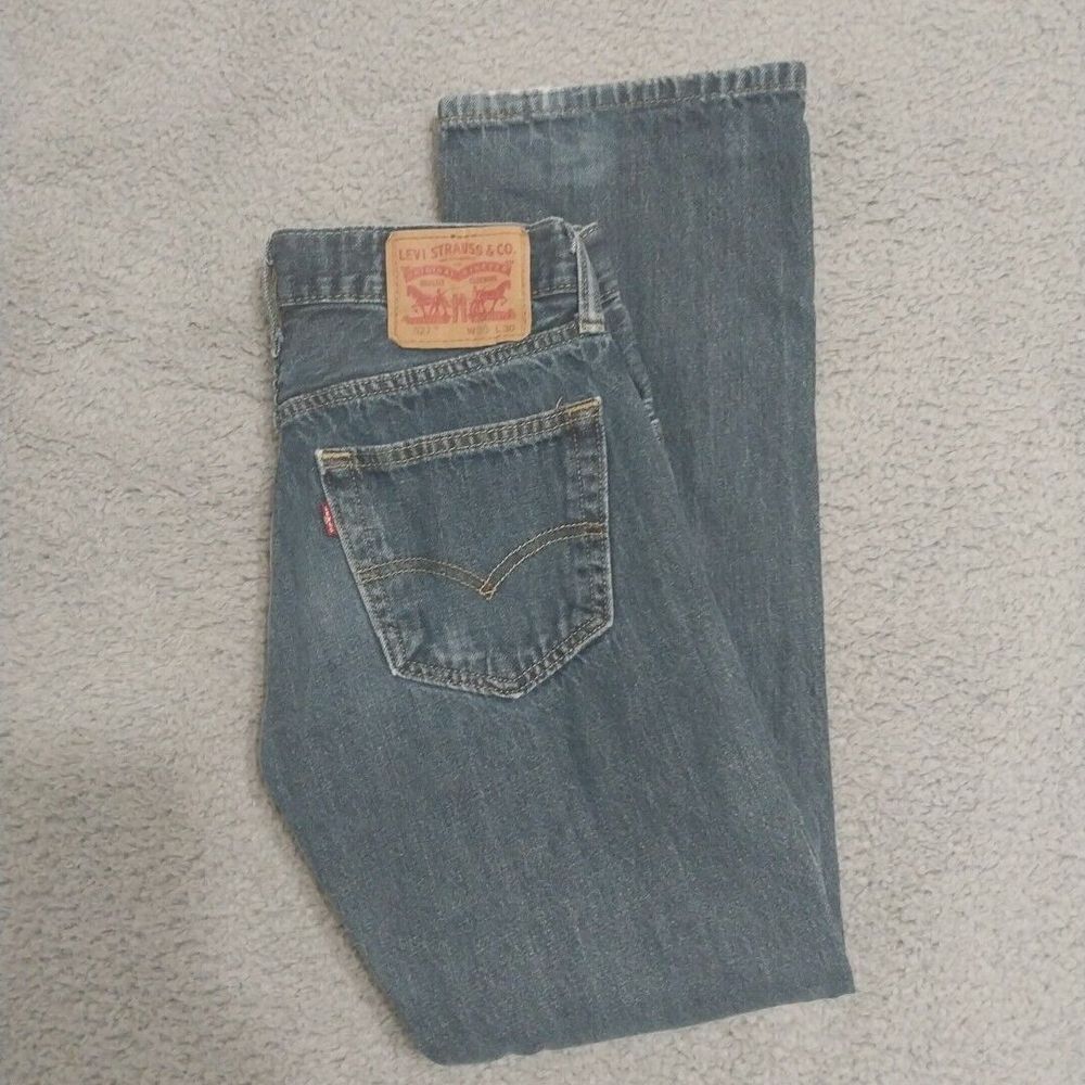 Levi's Blue Bootcut Jeans for Men